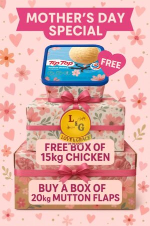 Special – Puha Sipi 20kg, Free Puha Moa 15kg, Free 2Ltr NZ Ice Cream
